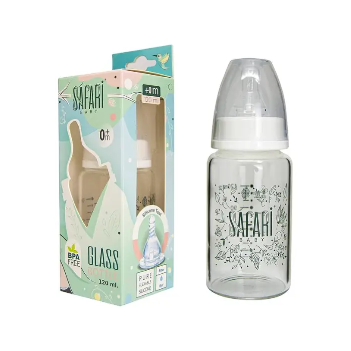 سفاري ببرونة زجاج 120 مل