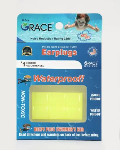 جريس سدادة اذن مرنة اطفال 6 قطع