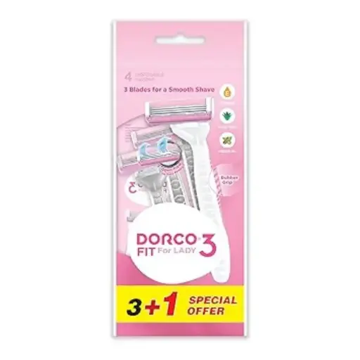 دوركو ماكينة حلاقة حريمي 3 موس 3 + 1